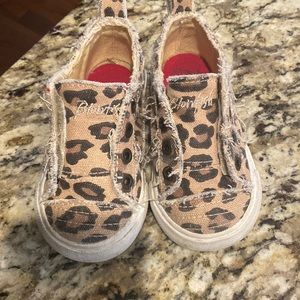 Toddler Distressed Leopard Sneakers